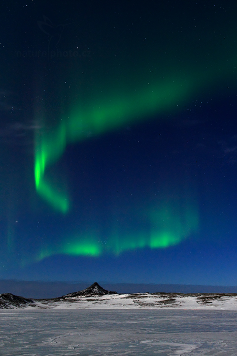 Polární záře,  Baulárvallavant, Vatnaleið, Island