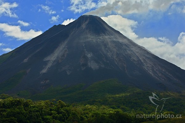 Volcan Arenal. Kostarika