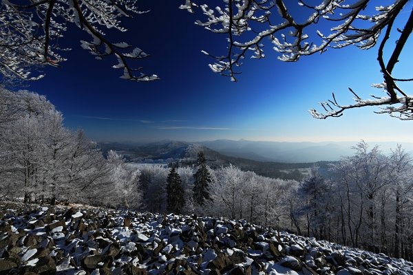 Zima na Studenci, NP České Švýcarsko, Děda mráz na Studenci | NP České Švýcarsko, Autor: Ondřej Prosický | NaturePhoto.cz, Model: Canon EOS 5D Mark II, Objektiv: Canon EF 17-40mm f/4 L USM, Ohnisková vzdálenost (EQ35mm): 17 mm, stativ Gitzo 3540LS + RRS BH55, Clona: 14, Doba expozice: 1/25 s, ISO: 100, Kompenzace expozice: -1/3 EV, Blesk: Ne, Vytvořeno: 28. prosince 2008 12:05, Studenec, NP České Švýcarsko (Česko)