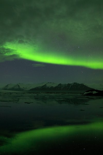 Polární záře, Jökulsárlón Glacier Lagoon, Island, Autor: Ondřej Prosický | NaturePhoto.cz, Model: Canon EOS-1D X, Objektiv: Canon EF 24mm f/1.4 L II USM, stativ Gitzo, Clona: 1.6, Doba expozice: 5.0 s, ISO: 2000, Kompenzace expozice: -1/3, Blesk: Ne, Vytvořeno: 29. března 2013 22:43:45, Jökulsárlón Glacier Lagoon (Island) 