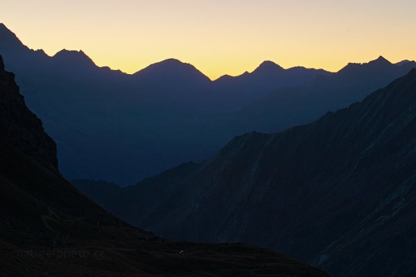 Svítání pod Gran Paradiso, Gran Paradiso (Itálie)